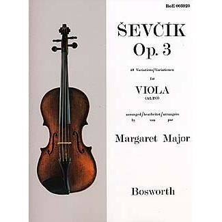 Viola Studies - 40 Variations Op.3 - Otakar Sevcik - Books - Hal Leonard Europe Limited - 9781846098802 - December 1, 2003