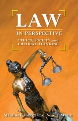 Cover for Michael Head · Law in Perspective: Ethics, Society and Critical Thinking (Paperback Book) (2008)