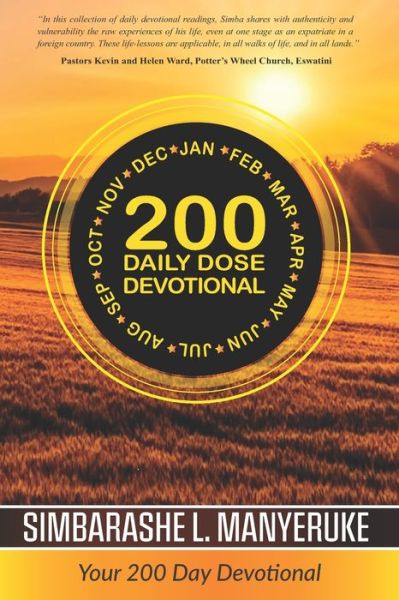 Cover for Simbarashe Lewis Manyeruke · 200 Daily Dose Devotional (Paperback Book) (2020)