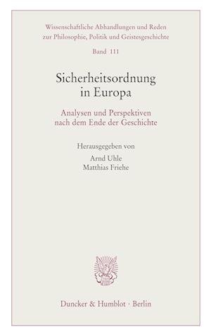 Cover for Arnd Uhle · Sicherheitsordnung in Europa (Book) (2023)