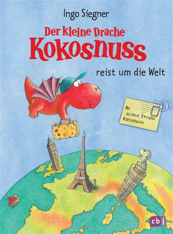 Cover for Ingo Siegner · Der kleine Drache Kokosnuss reist um die Welt (Hardcover bog) (2021)