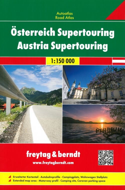 Austria  Road Atlas 1:150 000 - Freytag & Berndt - Books - Freytag-Berndt - 9783707917802 - February 1, 2019
