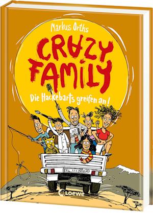 Cover for Markus Orths · Crazy Family (Band 3) - Die Hackebarts greifen an! (Book) (2025)