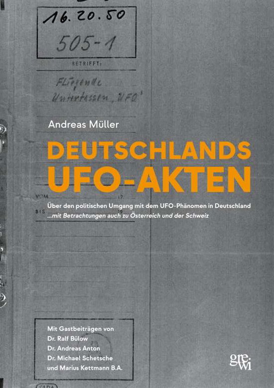 Cover for Andreas MÃ¼ller · Deutschlands UFO-Akten (Paperback Book) (2021)