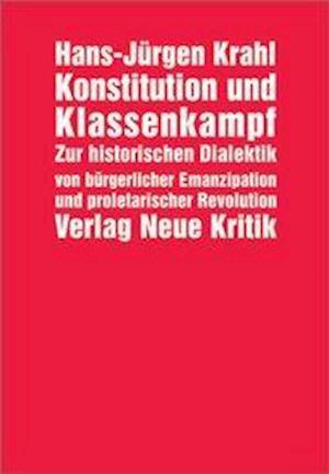 Cover for Hans-Jürgen Krahl · Konstitution und Klassenkampf (Paperback Book) (2008)