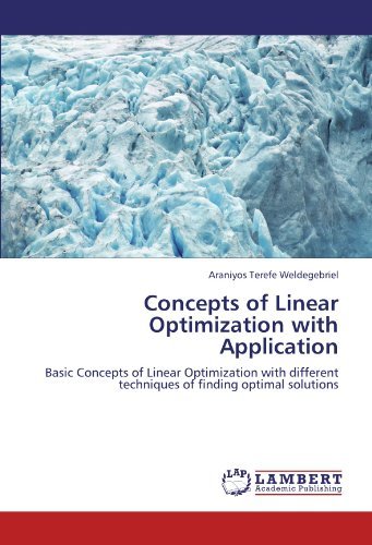 Cover for Araniyos Terefe Weldegebriel · Concepts of Linear Optimization with Application: Basic Concepts of Linear Optimization with Different Techniques of Finding Optimal Solutions (Paperback Book) (2011)