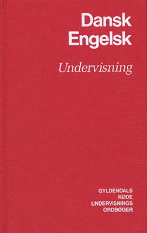 Cover for Jens Axelsen · Gyldendals Røde Undervisningsordbøger: Dansk-Engelsk Ordbog (Bound Book) [1.º edición] (1999)