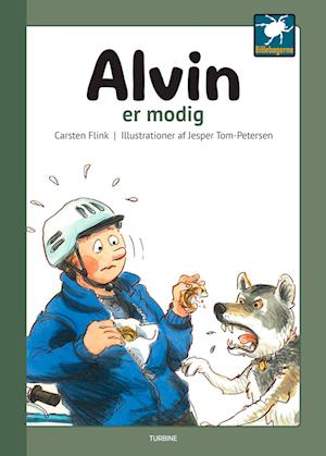 Cover for Carsten Flink · Billebøgerne: Alvin er modig (Hardcover bog) [2. udgave] (2023)