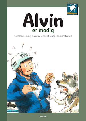 Cover for Carsten Flink · Billebøgerne: Alvin er modig (Innbunden bok) [2. utgave] (2023)