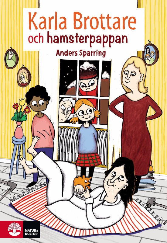 Cover for Anders Sparring · Karla Brottare och hamsterpappan (ePUB) (2016)