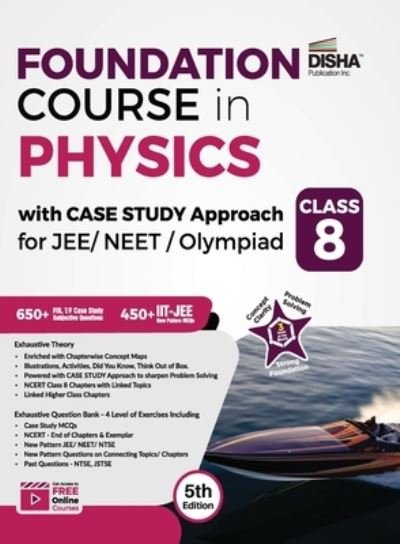 Cover for Disha Experts · Foundation Course in Physics with Case Study Approach for Jee/ Neet/ Olympiad Class 85th Edition (Paperback Bog) [5 Revised edition] (2022)