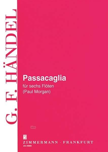 Cover for Handel · Passacaglia (Bog)