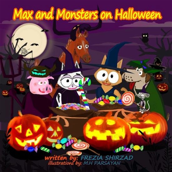 Cover for Frezia Shirzad · Max and Monsters on Halloween (Paperback Bog) (2020)