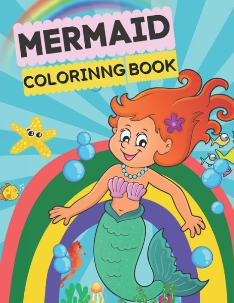 Cover for Razib Self Publisher · Mermaid Coloring Book age 4-8 (Paperback Book) (2021)