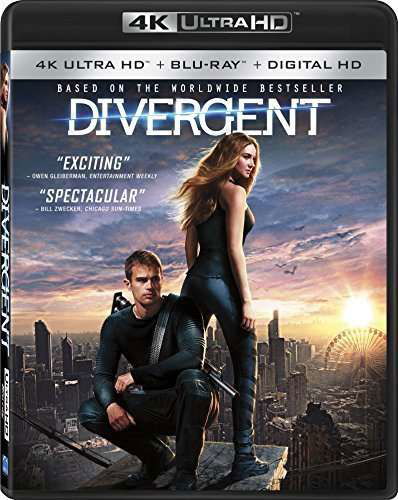 Cover for Divergent (4K Ultra HD) [Widescreen edition] (2016)