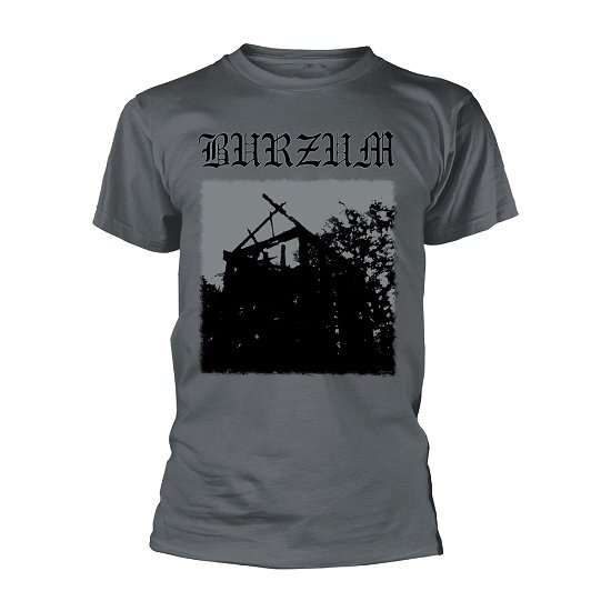 Cover for Burzum · Aske (Grey) (T-shirt) [size S] [Grey edition] (2010)
