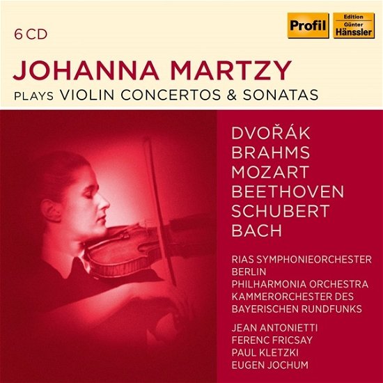 Beethoven, Brahms, Dvorak, Mendelssohn, Mozart & Schubert: Violin Concertos & Sonatas - Johanna Martzy - Musikk - PROFIL - 0881488220803 - 3. februar 2023