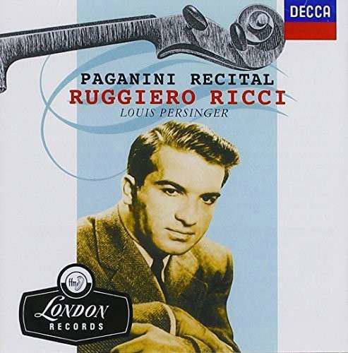 Cover for Ruggiero Ricci · Paganini Recital (CD) (2014)