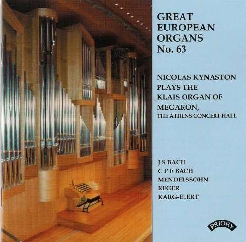 Cover for C.P.E. Bach · Great European Organs No.63: Athene (CD) (2002)
