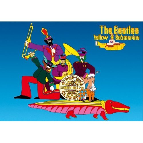The Beatles Postcard: Yellow Submarine Band On Croc (Standard) - The Beatles - Libros - Suba Films - Accessories - 5055295310803 - 