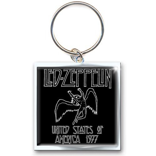 Led Zeppelin Keychain: 1977 USA Tour (Photo-print) - Led Zeppelin - Merchandise - AMBROSIANA - 5055295336803 - April 29, 2014