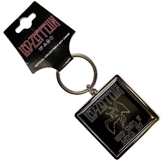 Led Zeppelin Keychain: 1977 USA Tour (Photo-print) - Led Zeppelin - Merchandise - AMBROSIANA - 5055295336803 - 29. april 2014