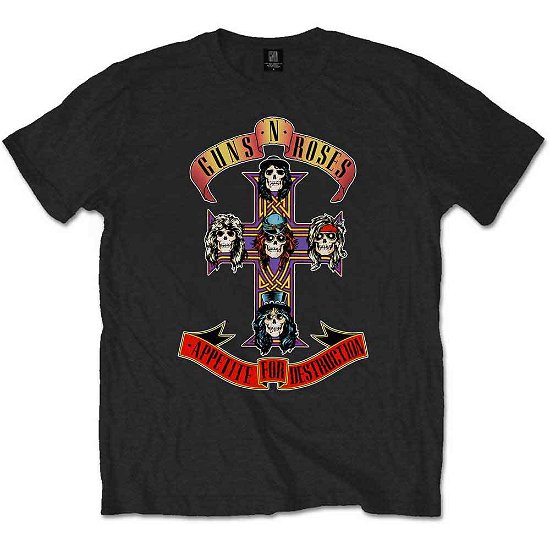 Guns N' Roses Unisex T-Shirt: Appetite for Destruction - Guns N Roses - Marchandise - ROFF - 5055295349803 - 26 novembre 2020