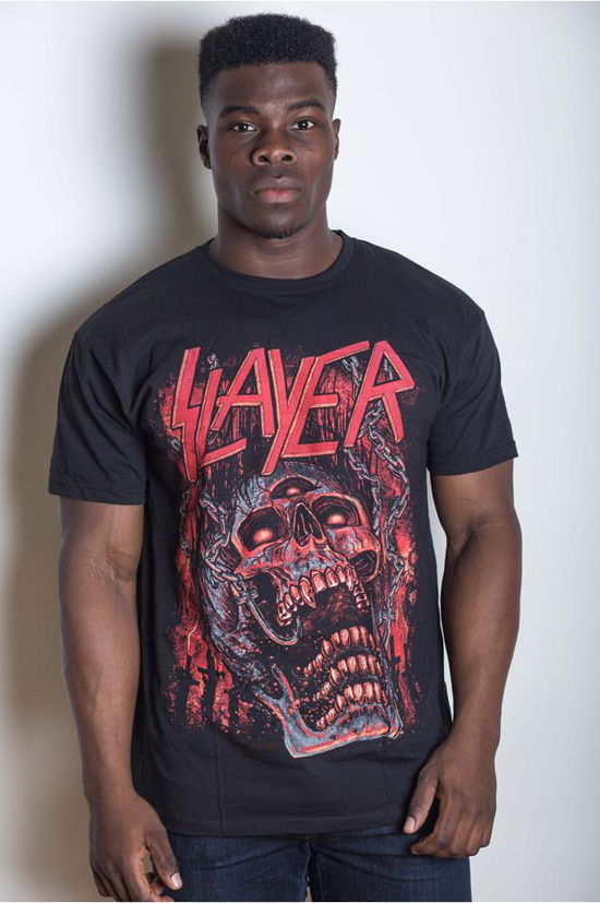 Slayer Unisex T-Shirt: Meat hooks - Slayer - Fanituote - ROCK OFF - 5055295365803 - 