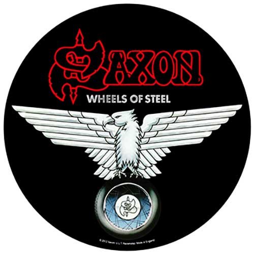 Cover for Saxon · Saxon Back Patch: Wheels of Steel (MERCH) [Black edition] (2019)