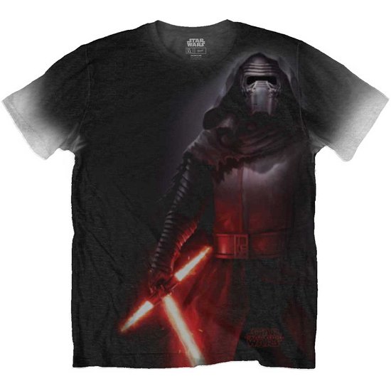 Star Wars Unisex Sublimation T-Shirt: Episode VII Kylo Side Print - Star Wars - Mercancía - Bravado - 5055979919803 - 