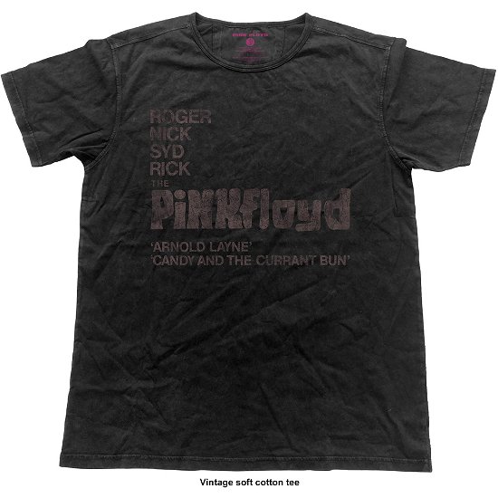 Pink Floyd Unisex Vintage T-Shirt: Arnold Layne Demo - Pink Floyd - Gadżety - Perryscope - 5055979993803 - 