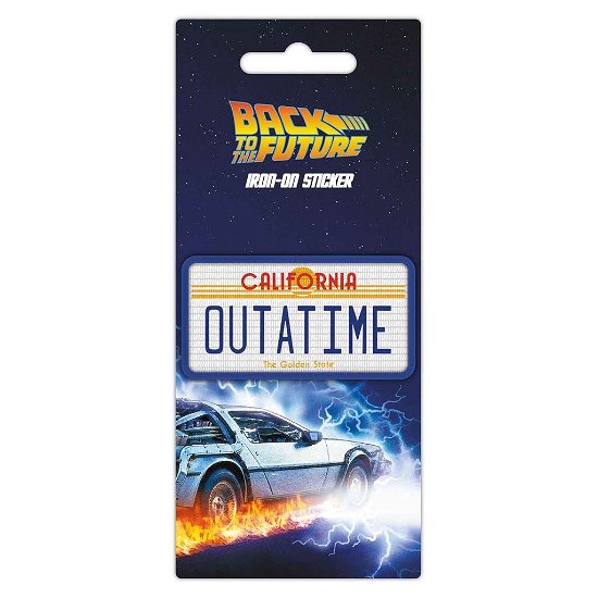 Cover for Back To The Future: Pyramid · License Plate - Embroidery Iron On (Sticker / Adesivo) (MERCH)