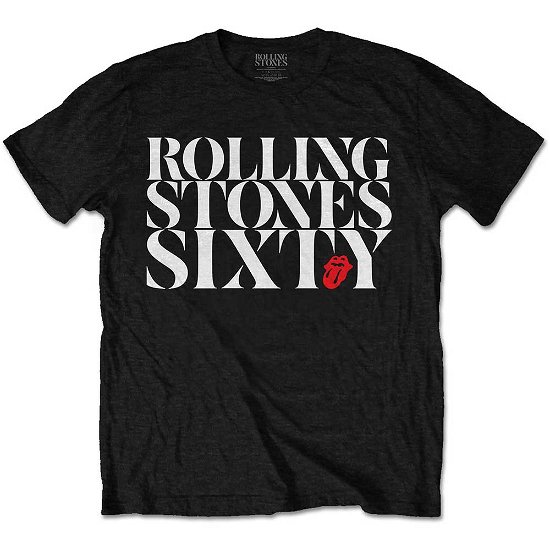 The Rolling Stones Unisex T-Shirt: Sixty Chic - The Rolling Stones - Merchandise -  - 5056561038803 - 