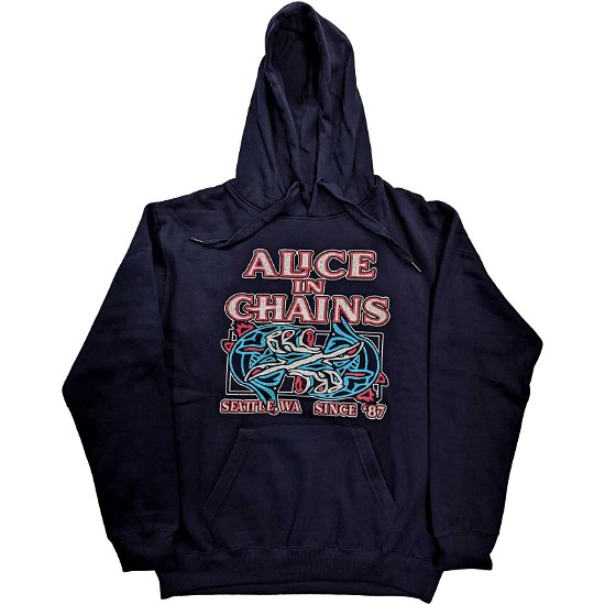 Alice In Chains Unisex Pullover Hoodie: Totem Fish - Alice In Chains - Koopwaar -  - 5056561054803 - 