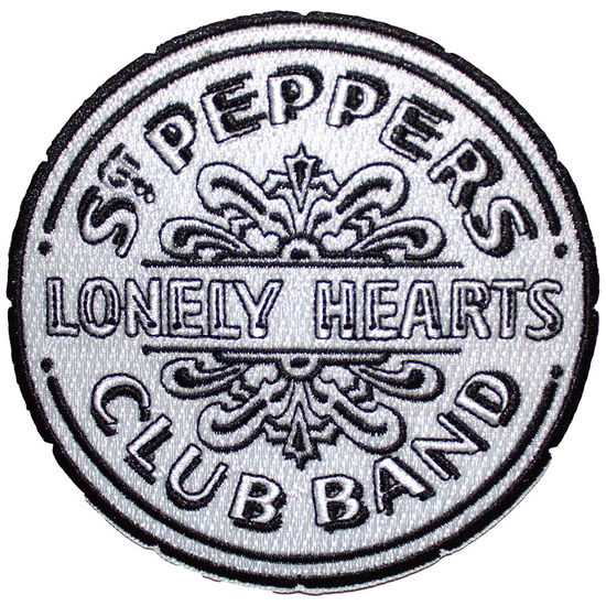 Cover for The Beatles · The Beatles Woven Patch: Sgt Pepper Drum B&amp;W (Patch) (2024)