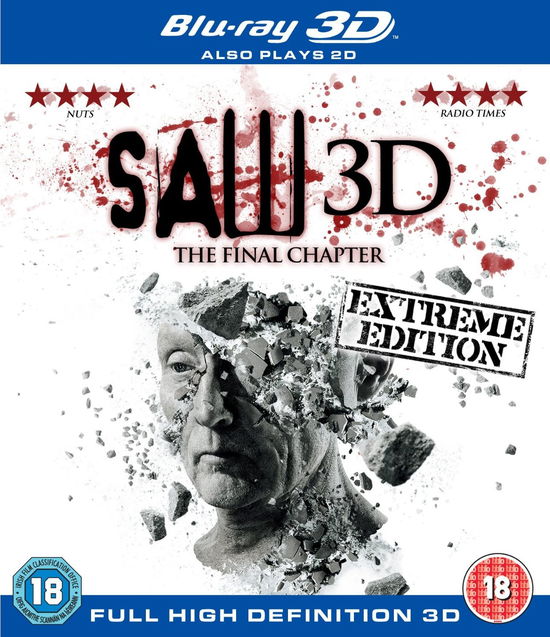 Cover for Saw  Final Chapter 3D BD · Saw VII - The Final Chapter - Extreme Edition 3D+2D (Blu-Ray) (2011)