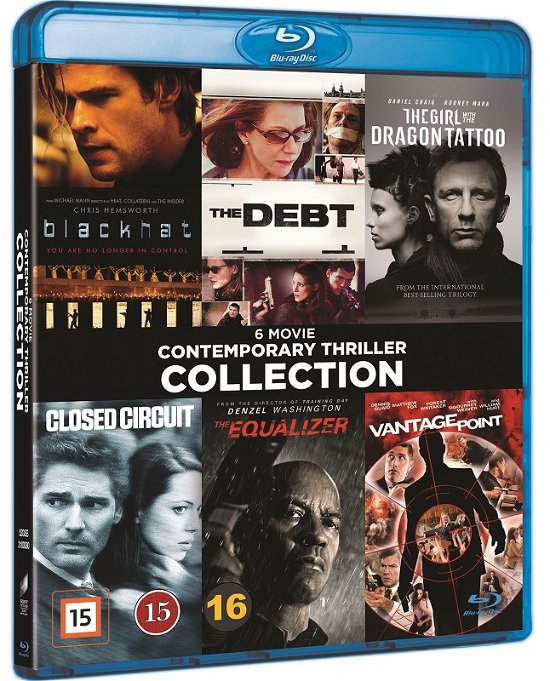 Blackhat / The Debt / The Girl With The Dragon Tattoo / Closed Circuit / The Equalizer / Vantage Point - Contemporary Thriller Collection - Films - JV-SPHE - 7330031000803 - 2 maart 2017