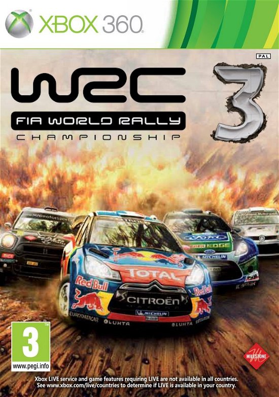 Cover for XBOX 360 · World Rally Championship 3 (X360) (2012)