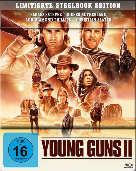 Cover for Emilio Estevez · Young Guns 2-blaze of Glory (Blu-ray) (Steelbook (Blu-ray) (2022)