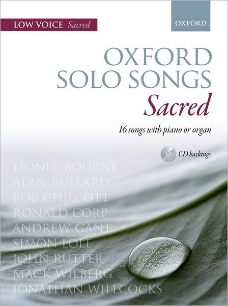 Cover for Oxford · Oxford Solo Songs: Sacred: 16 songs with piano or organ (Sheet music) [Low voice book edition] (2010)