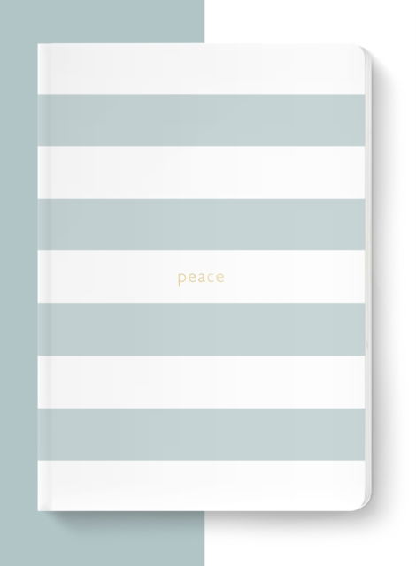 Spirit Stationery Striped A5 Notebook: Dusty Blue - Spck - Bøger - SPCK Publishing - 9780281079803 - 21. juni 2018