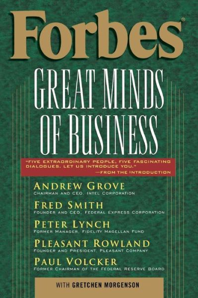 Cover for Forbes Magazine Staff · Forbes Great Minds of Business (Paperback Book) (1998)