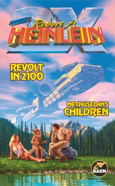 Cover for Robert A. Heinlein · Revolt in 2100/Methuselah's Children (Bok) (1998)