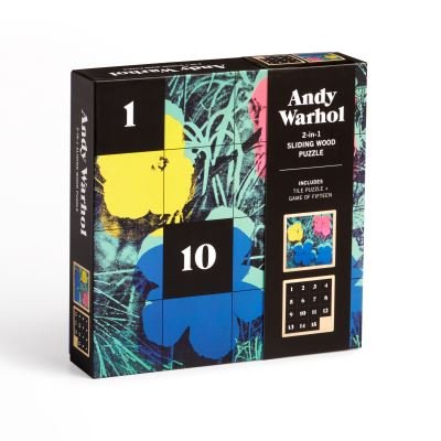 Cover for Galison · Andy Warhol Flowers 2-in-1 Sliding Wood Puzzle (SPEL) (2023)