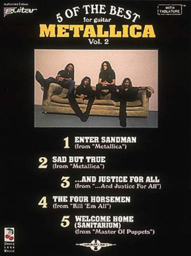 Cover for Metallica · Metallica - 5 of the Best / Vol. 2* (Play It Like It Is) (Paperback Book) (1993)