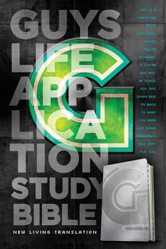 Cover for Tyndale House Publishers · NLT Guys Life Application Study Bible (Lederbuch) [Silver Imitation] (2013)