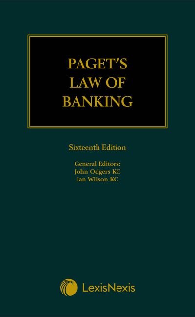 Cover for Paget's Law of Banking (Hardcover Book) (2023)