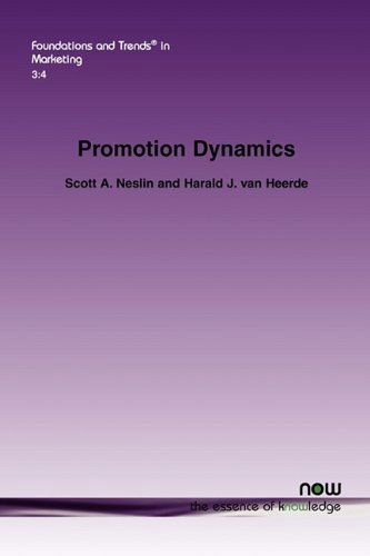 Cover for Scott A. Neslin · Promotion Dynamics - Foundations and Trends® in Marketing (Paperback Book) (2009)