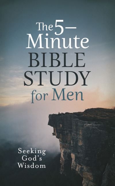 Cover for 5 Minute Bible Study For Men Seeking God's Wisdom (Book) (2023)