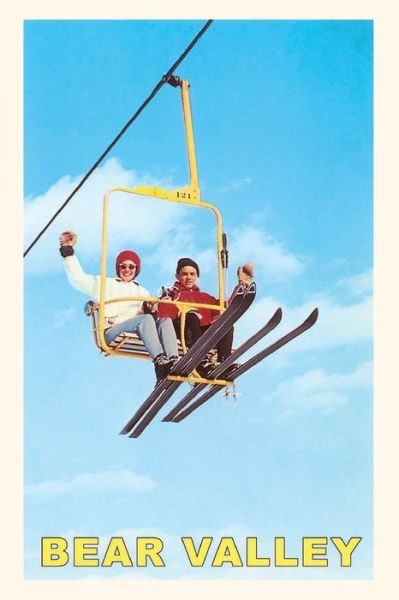 Cover for Found Image Press · The Vintage Journal Couple on Ski Lift, Bear Valley (Paperback Book) (2022)